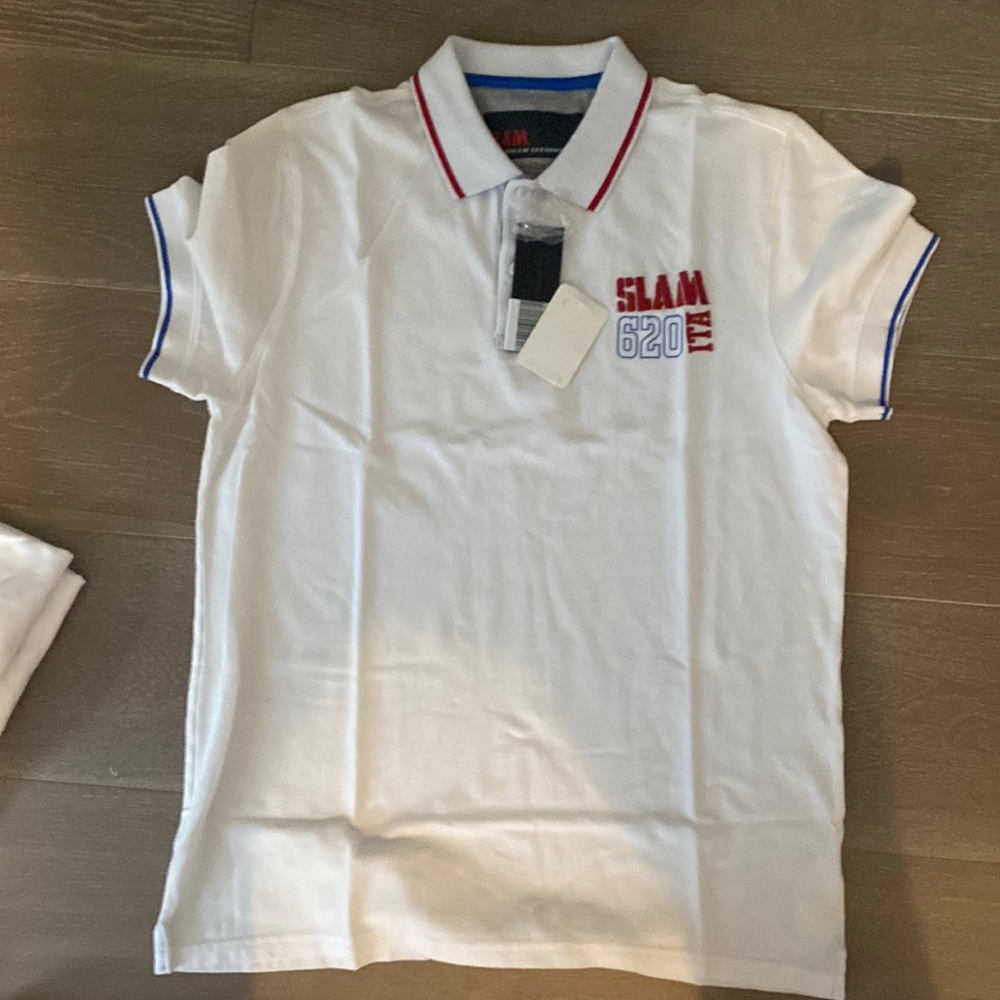 POLO FOR MEN - short sleeve - made in Italy- new with tags